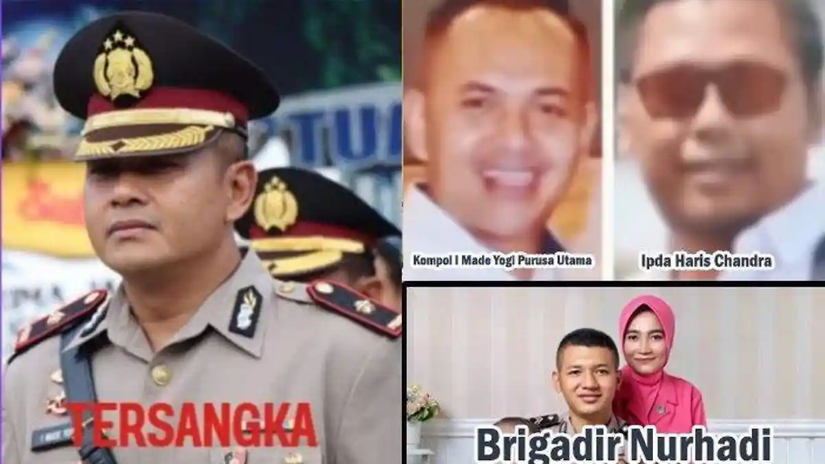 Tampang 2 Mantan Eks Kasat yang Bunuh Brigadir Nurhadi,  Berawal Gegara 2 Cewek di Private Villa