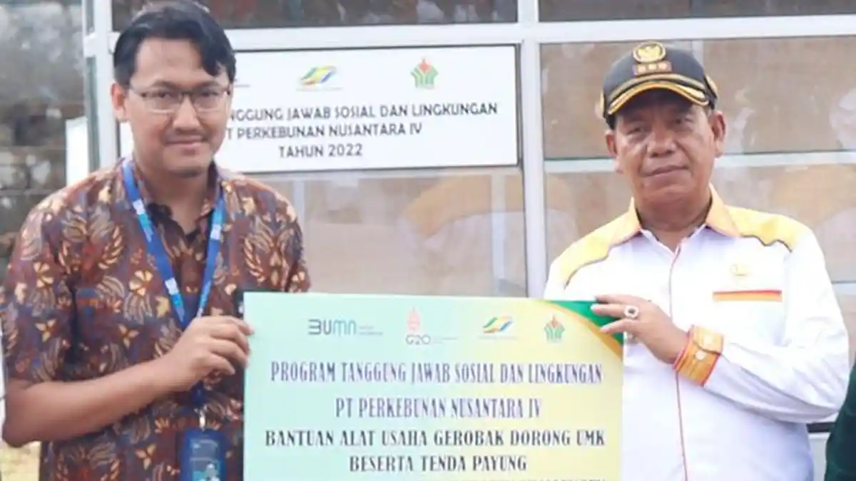 PTPN IV Berikan Bantuan TJSL Kepada Bupati Simalungun