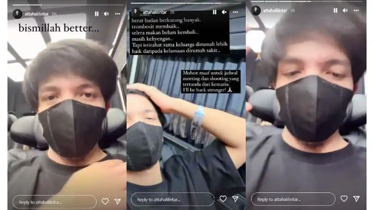Atta Halilintar Mengeluh Berat Badan Turun 5 Kg Setelah Dirawat di Rumah Sakit