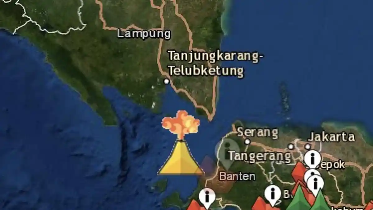 Gunung Anak Krakatau Kembali Erupsi, Kolom Abu Capai 2.000 Meter
