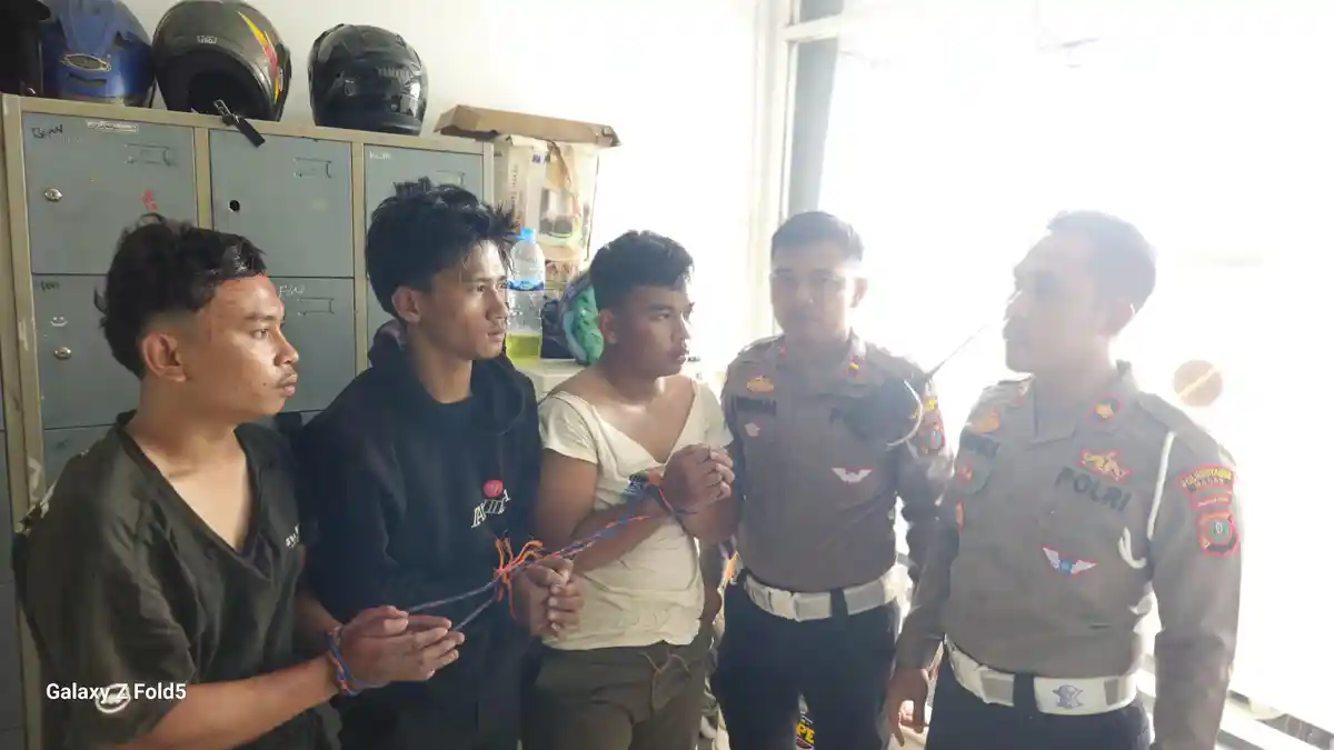 Aksi Heroik Kasatlantas Polrestabes Medan, Tangkap Pelaku Curanmor di Jalan Raya