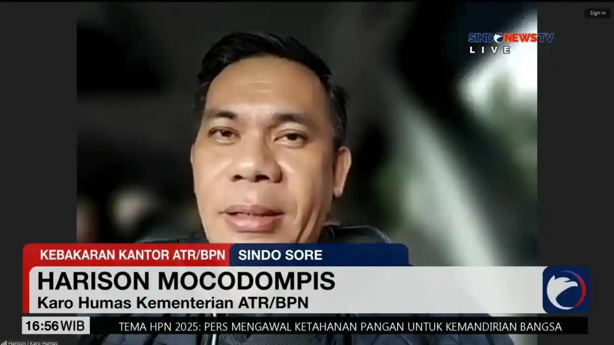 Kebakaran di ATR/BPN, Karo Humas: Tak Pengaruhi Pelayanan ke Masyarakat