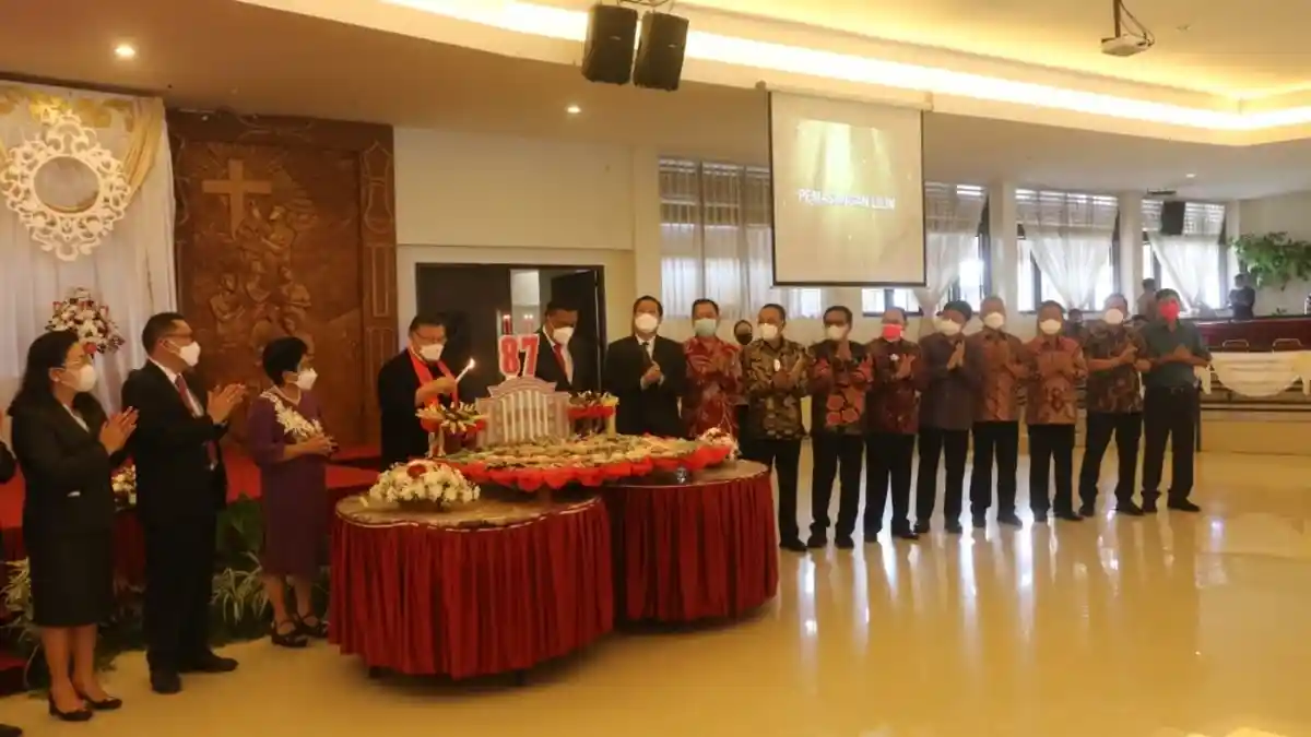 Perayaan HUT Ke-87 GMIM Bersinode, Jemaat Diajak Tingkatkan Kualitas Pelayanan