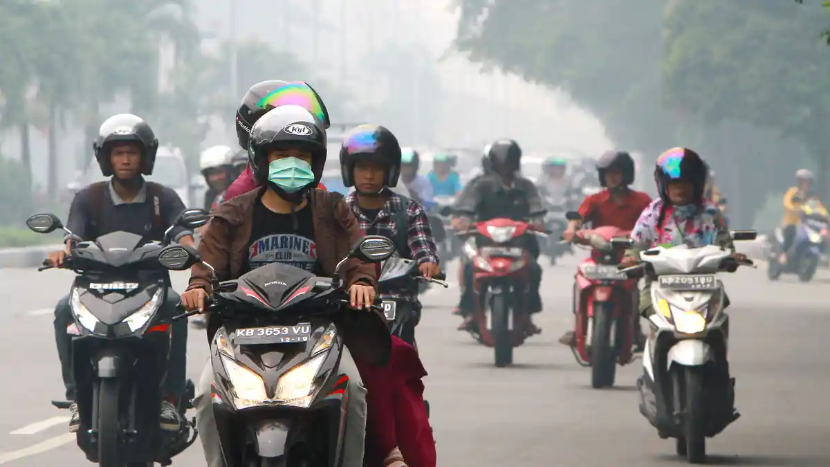 274.502 Warga Sumsel Terserang ISPA Akibat Kebakaran hutan dan Lahan