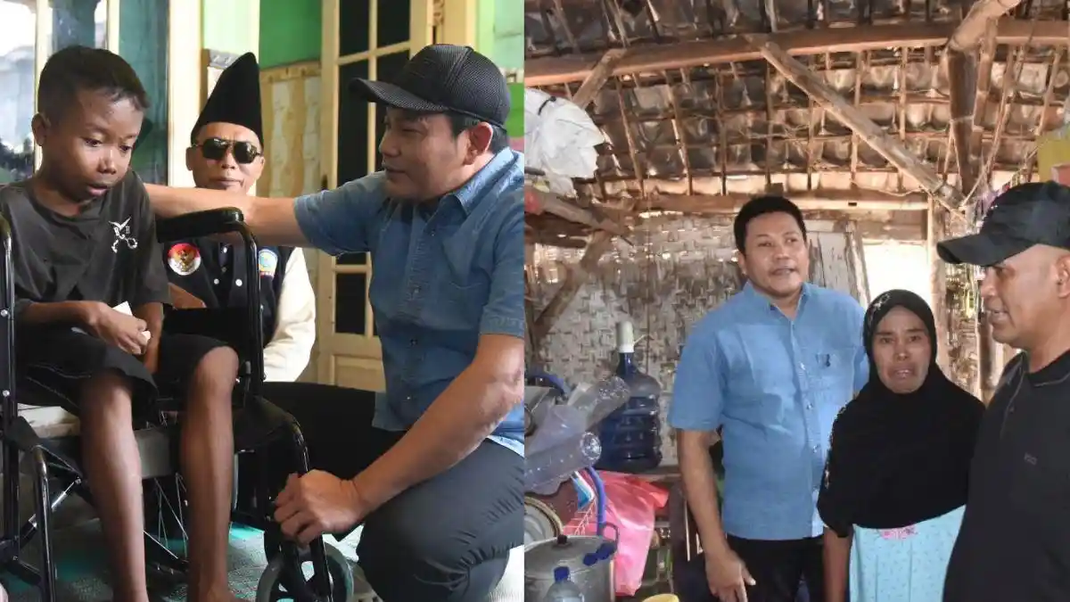 Bupati Sidoarjo Salurkan Kursi Roda dan Renovasi Rumah Warga Kurang Mampu di Jabon