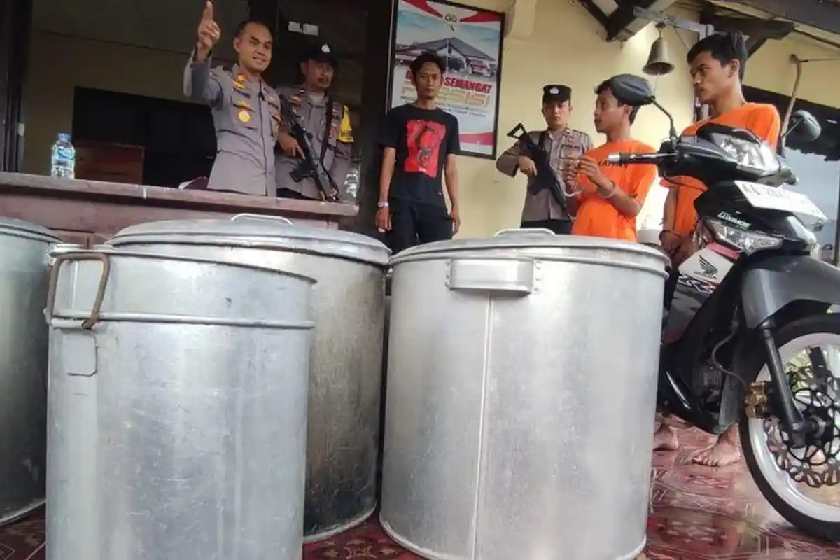 Mantan Pekerja Jadi Dalang Pencurian 12 Dandang Bakso di Magelang, Pelajar SMK Ikut Terlibat