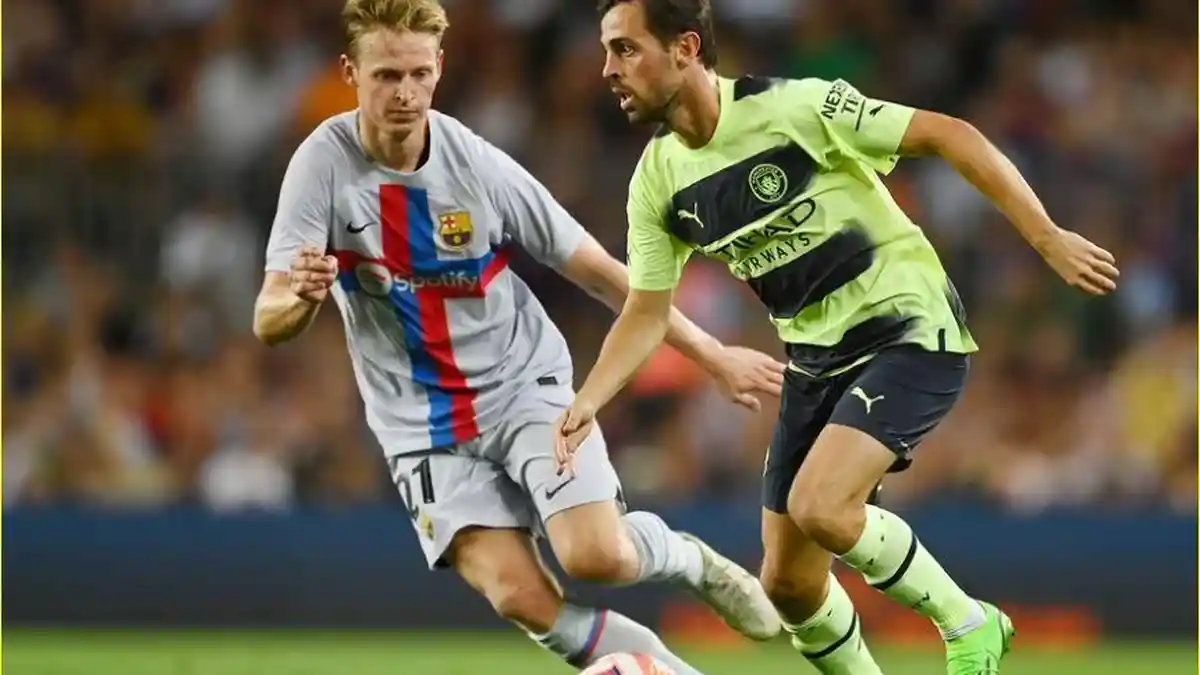 Link Live Streaming Barcelona Vs Manchester City, Laga Pramusim Kick Off Pagi Ini