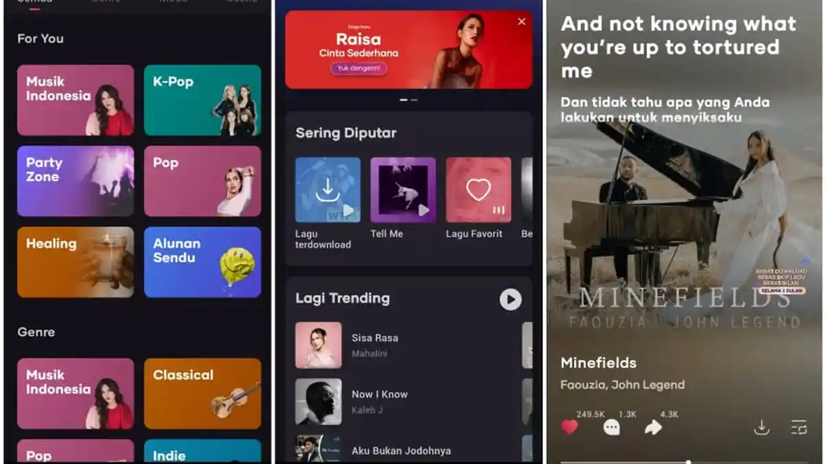 Aplikasi Streaming Untuk Mendengar dan Mendownload Musik Secara Legal dan Gratis