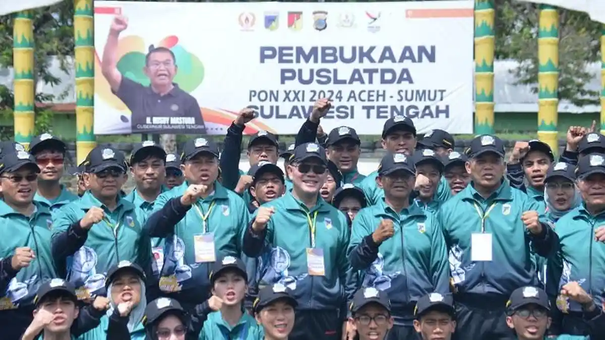 Danrem Tadulako Komitmen Bentuk Karakter dan Mental Atlet Puslatda PON Aceh-Sumut 2024