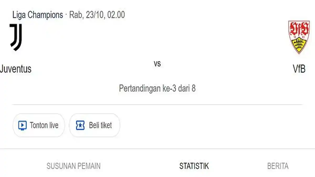 Prediksi Skor dan Susunan Pemain Juventus vs Stuttgart, Adu Tajam Yildiz dan Demirovic