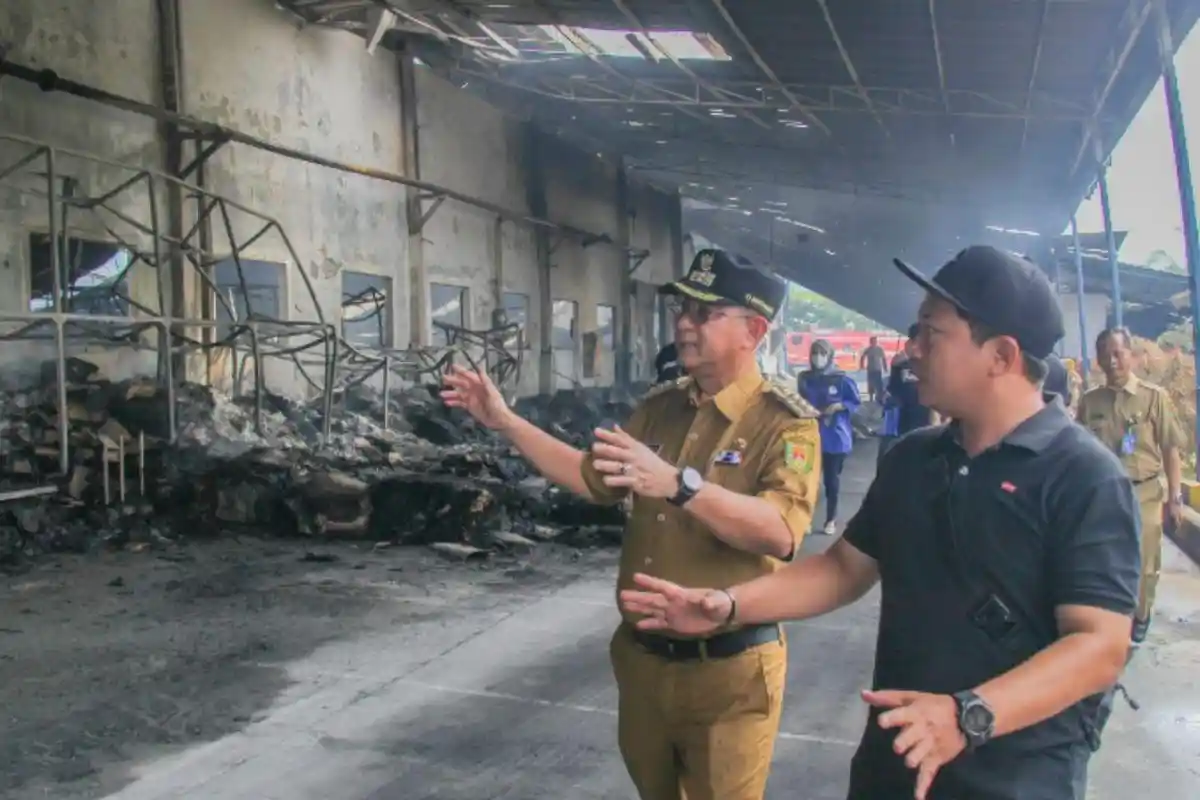 Kerugian PT Anugerah Abadi Dampak Kebakaran di Magelang, 50 Persen Kawasan Pabrik Hangus