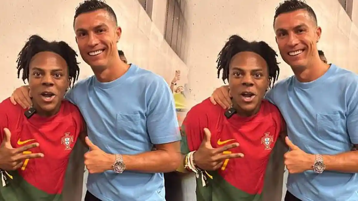 Ternyata Ada Sosok Rafael Leao Dibalik Pertemuan IshowSpeed dengan Cristiano Ronaldo