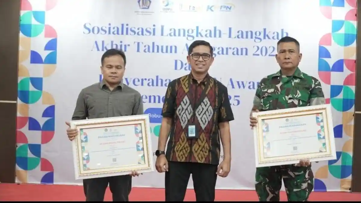 Korem 032/Wirabraja Sabet Dua Penghargaan Terbaik KPPN Awards Semester I Tahun 2025