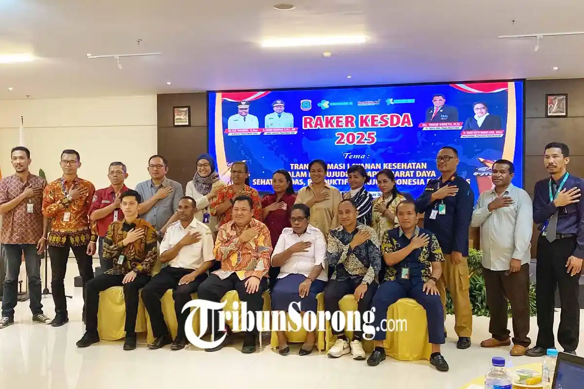 Rakerkesda 2025 Ditutup, Dinkes Papua Barat Daya Fokus 3 Program Prioritas