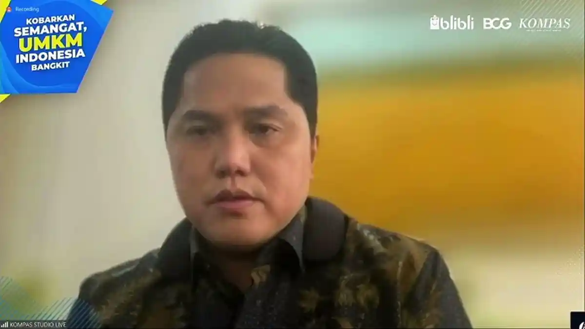 Bandingkan Krisis Ekonomi 1998, Erick Thohir Sebut Krisis Imbas Covid-19 Lebih Parah