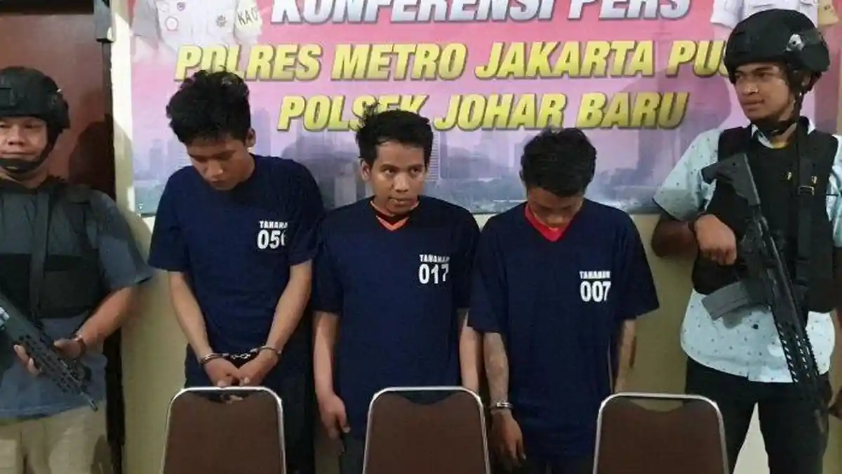 Empat Remaja Jadi Korban Perampokan di Johar Baru Jakarta Pusat