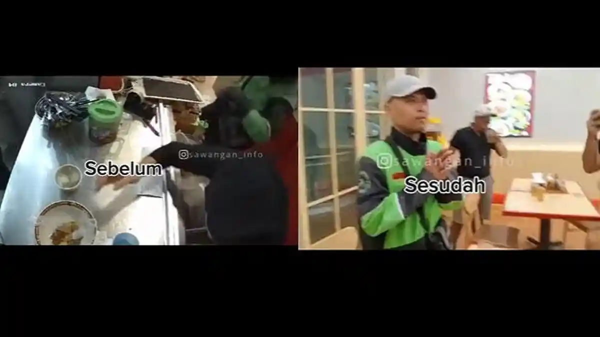 Driver Ojol Pukul Pegawai Restoran Gegara Pesanan, Kini Pelaku Dipecat Gojek, Kasus Berakhir Damai