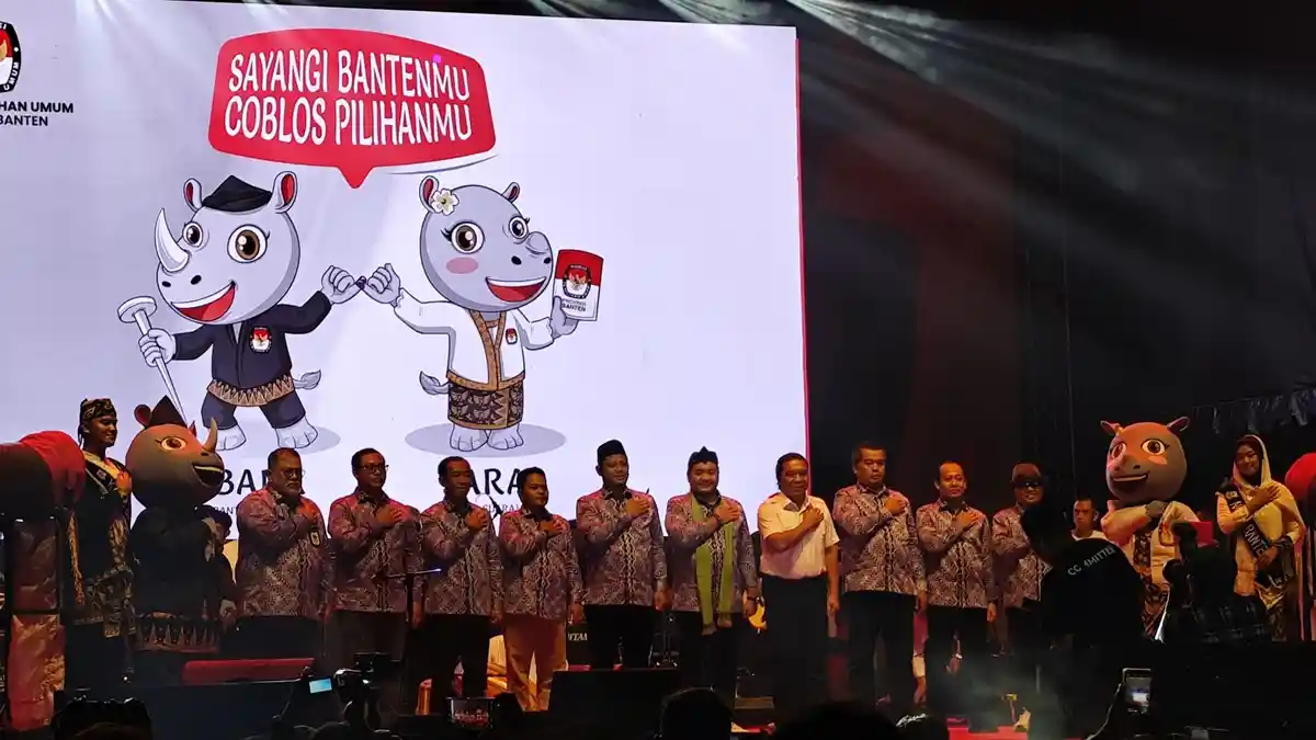 BREAKING NEWS: KPU Resmi Luncurkan Maskot, Jingle dan Tagline Pilgub Banten 2024