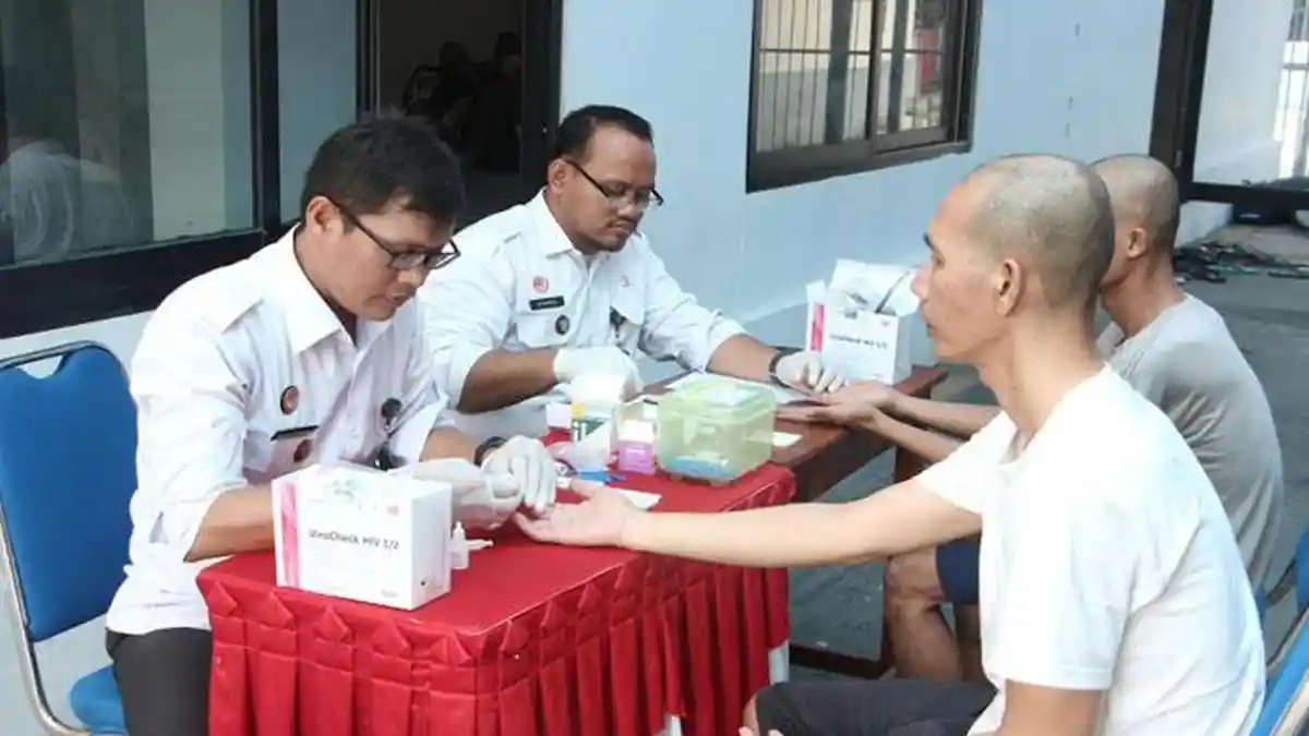 Pindahan dari Rutan Medaeng, Puluhan Napi Baru Lapas Madiun Langsung Tes TBC dan HIV, ini Hasilnya