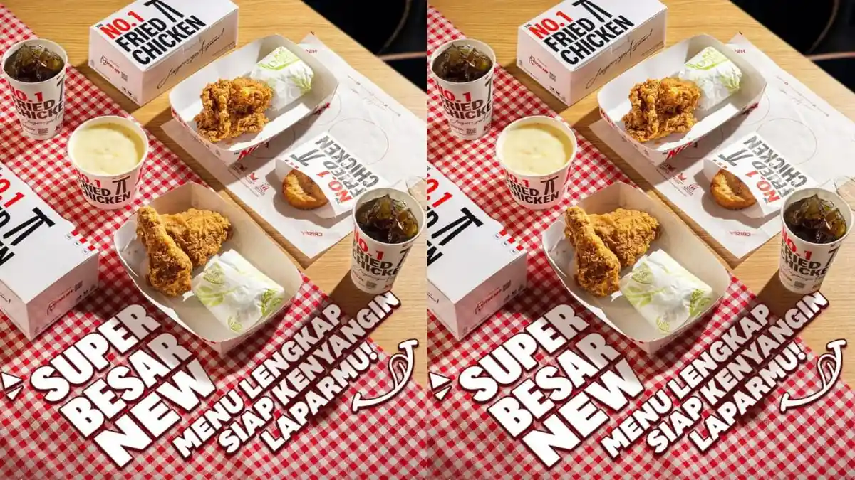 Promo SUPER KFC 8-30 September 2024, 1 Chicken + 1 Rice + 1 Soft Drink + Perkedel Rp 39 Ribuan