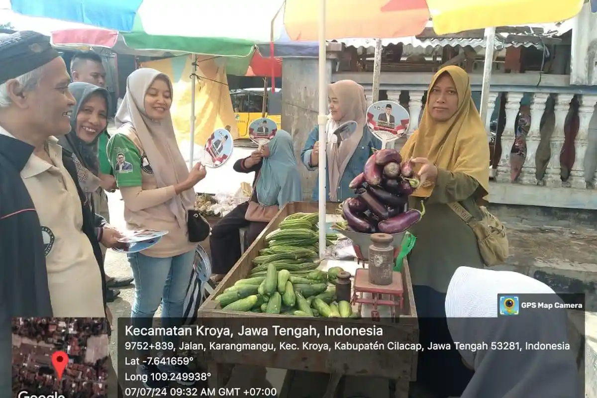 Pedagang Pasar Induk Kroya Kompak Pilih Sudaryono: Harapan Baru di Pilgub Jateng 2024