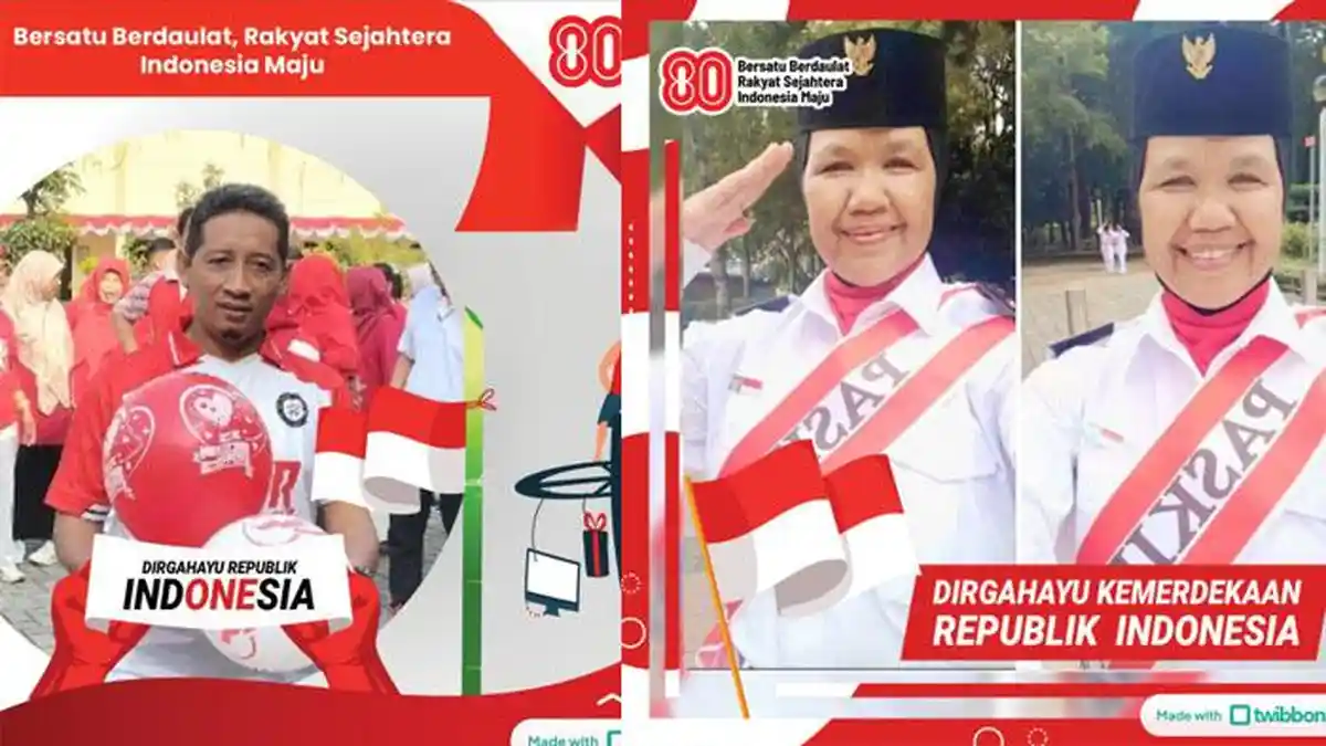 DAFTAR 60 Link Twibbon Hari Kemerdekaan 17 Agustus 2025, Bisa Edit Foto Sesuka Hati