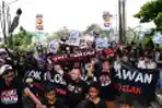 Aremania Gelar Aksi Solidaritas Tragedi Kanjuruhan