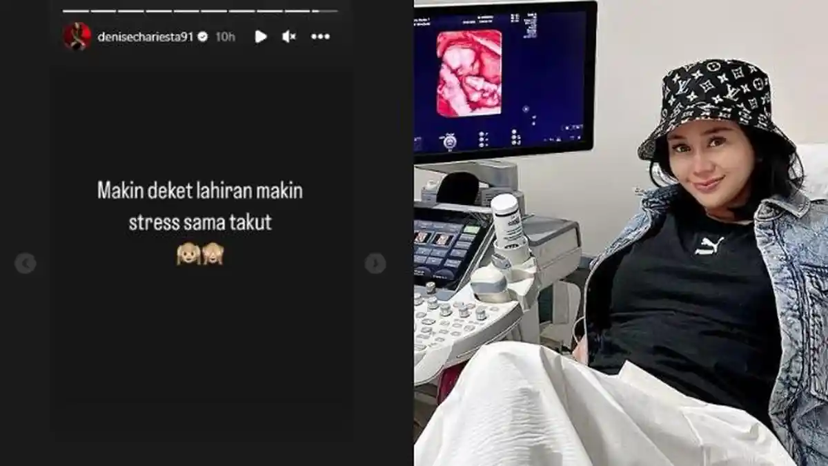 Jelang Persalinan Buah Hati yang Pertama, Denise Chariesta Alami Stres hingga Ketakutan