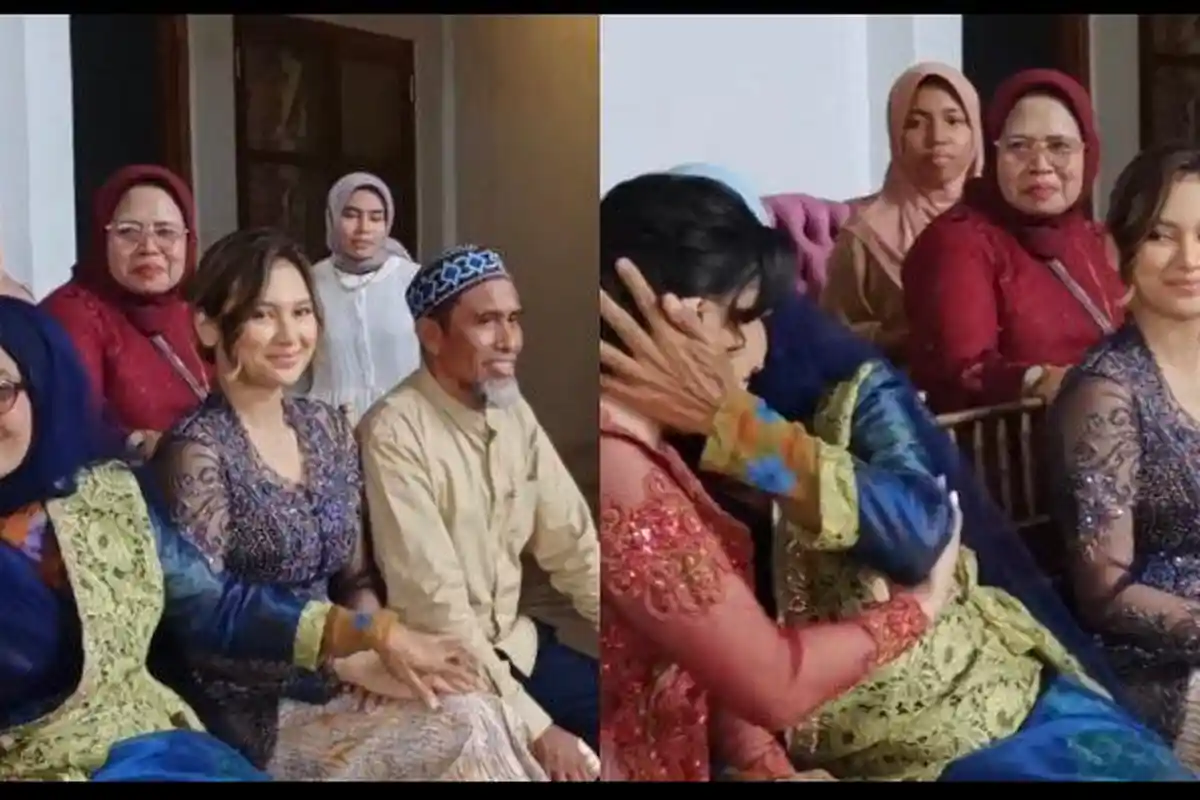 Tangis Indah Permatasari Saat Bertemu Nursyah, Ibunda Gandeng Tangan