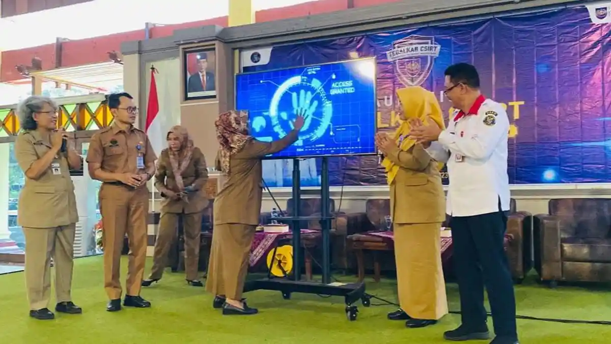 Bupati Tegal Launching Tim Tanggap Insiden Keamanan Siber, Ini Perannya
