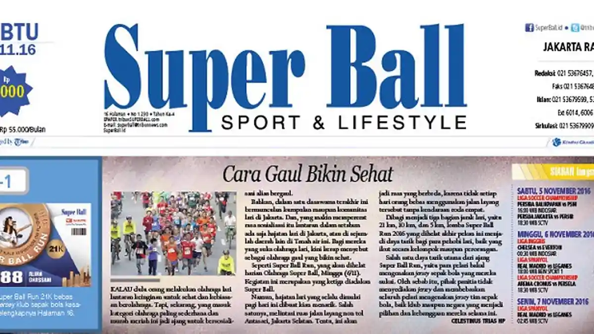 Lari, Cara Gaul untuk Sehat