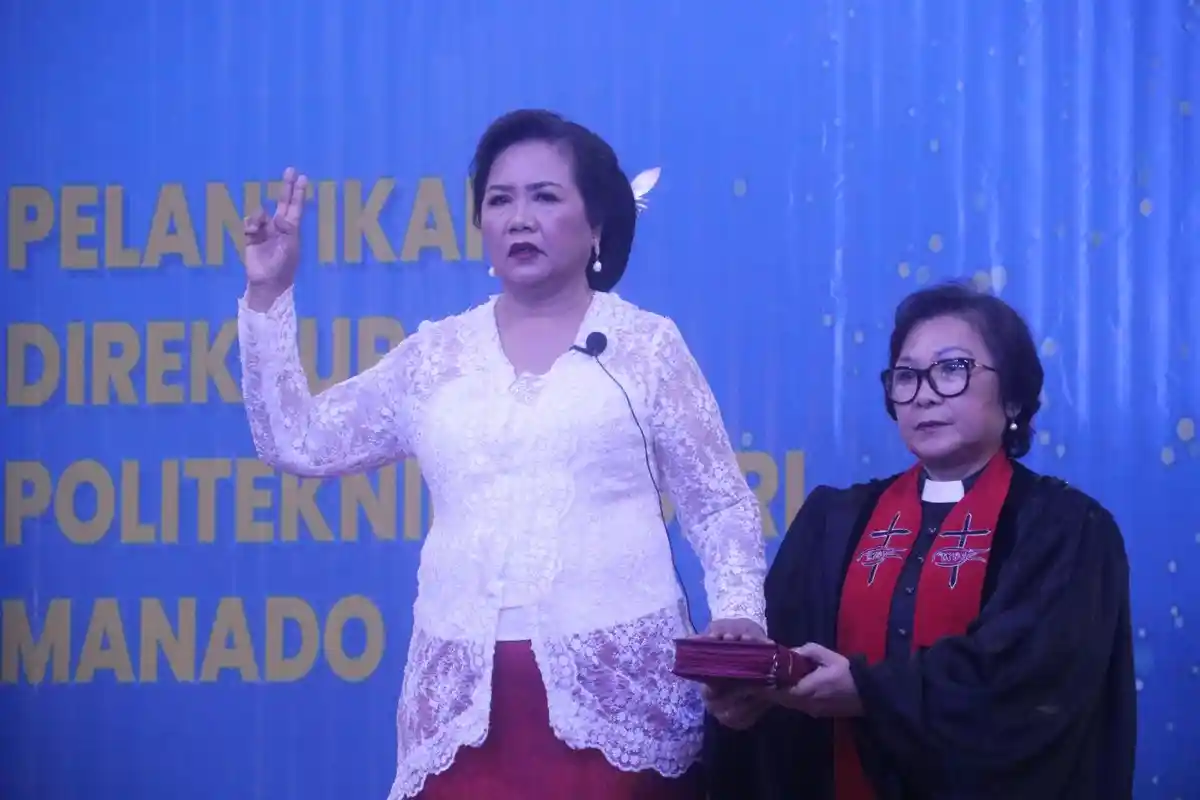 Mareyke Alelo Dilantik Mendiktisaintek Jadi Direktur Politeknik Negeri Manado 