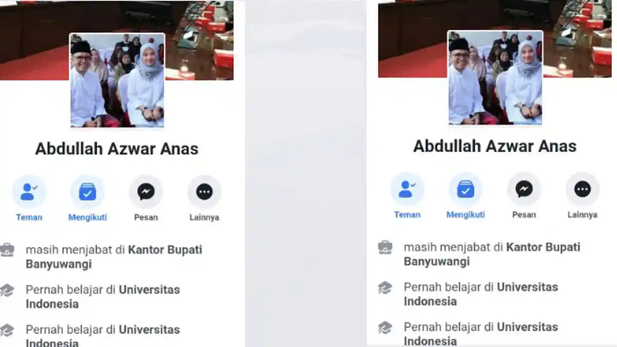 Waspada Bila Berteman dengan Akun FB Mirip Bupati Banyuwangi, Azwar Anas, Ada Wanita Jadi Korban