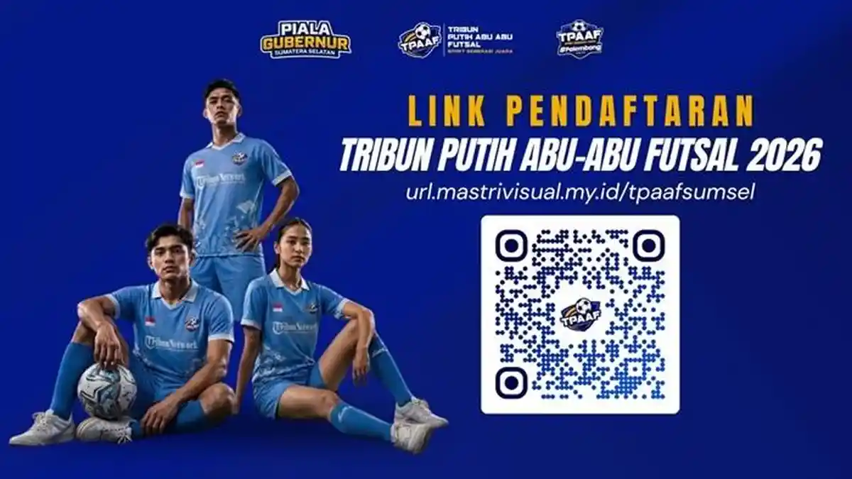 Link Pendaftaran Tribun Putih Abu-Abu Futsal Piala Gubernur Sumsel 2026, Dibuka Mulai 8 September