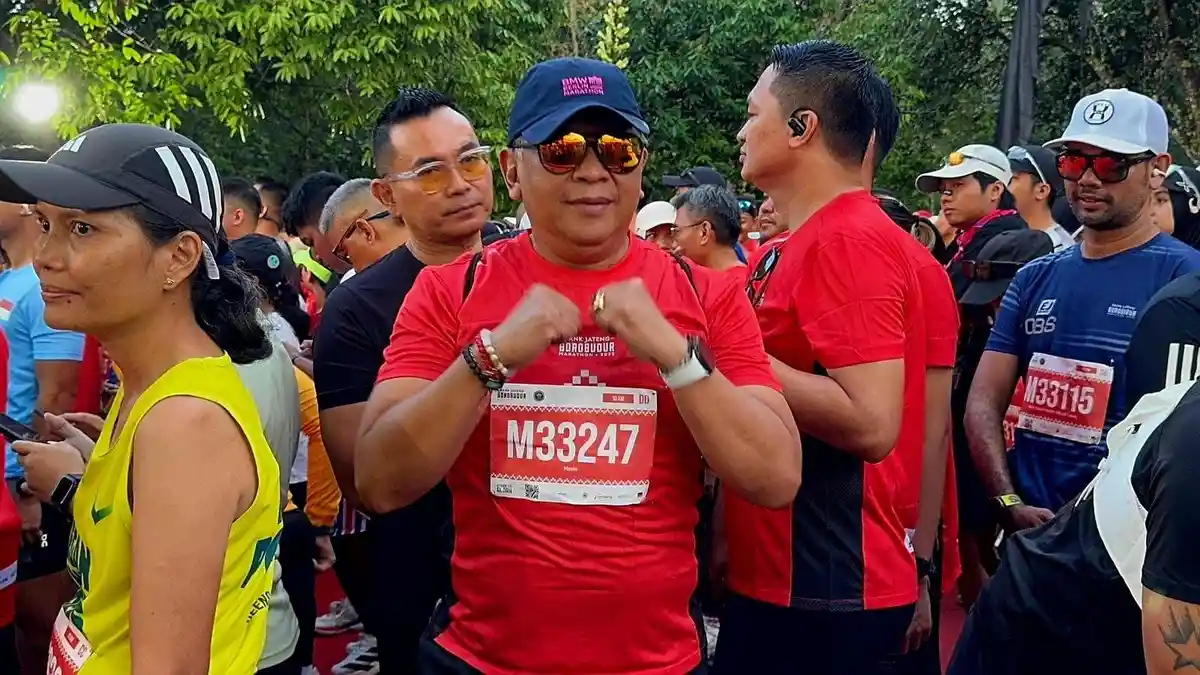 Borobudur Marathon, Hasto Bawa Beban Tanggung Jawab