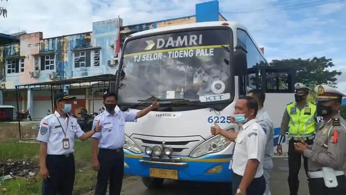 Jadwal dan Tarif Bus Damri Rute Tideng Pale-Tanjung Selor, Perjalanan Ditempuh 4 sampai 5 Jam