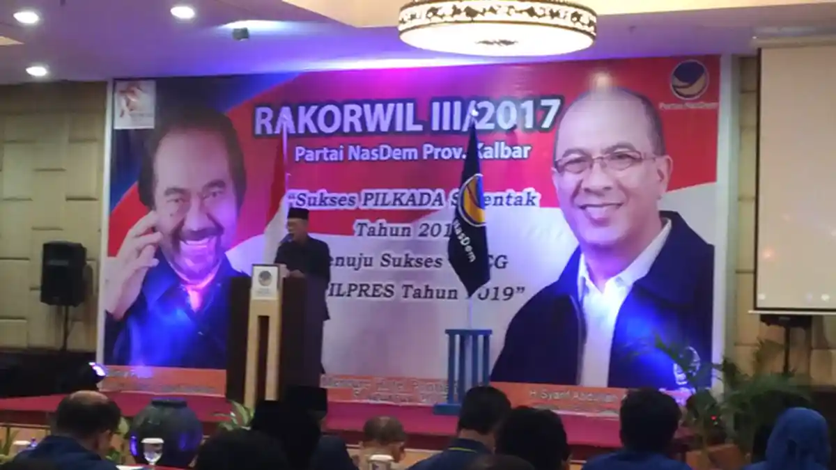 NasDem Kalbar Gelar Rakorwil III Jelang Pilkada Serentak 2018