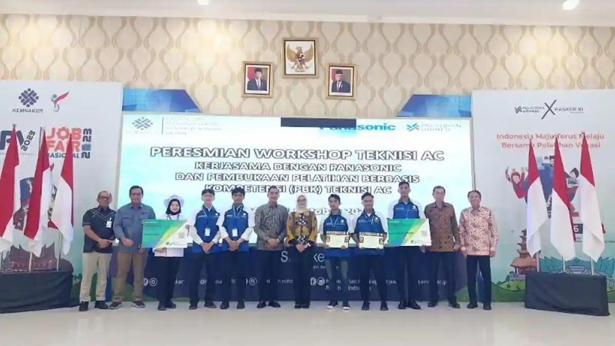 PT Panasonic Gobel Indonesia Buka Pusat Pelatihan HVAC di BBPVP Medan
