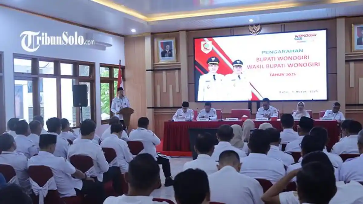 Arahan Perdana Bupati Wonogiri Setyo, Tekankan Efisiensi Jangan Sampai Kurangi Pelayanan ke Warga