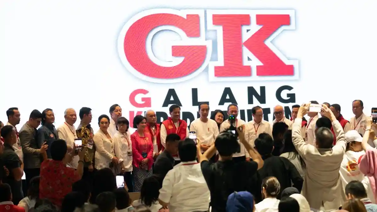Di Depan Presiden Jokowi, Relawan GK Center Siap Dukung Keberlanjutan Program Pemerintah