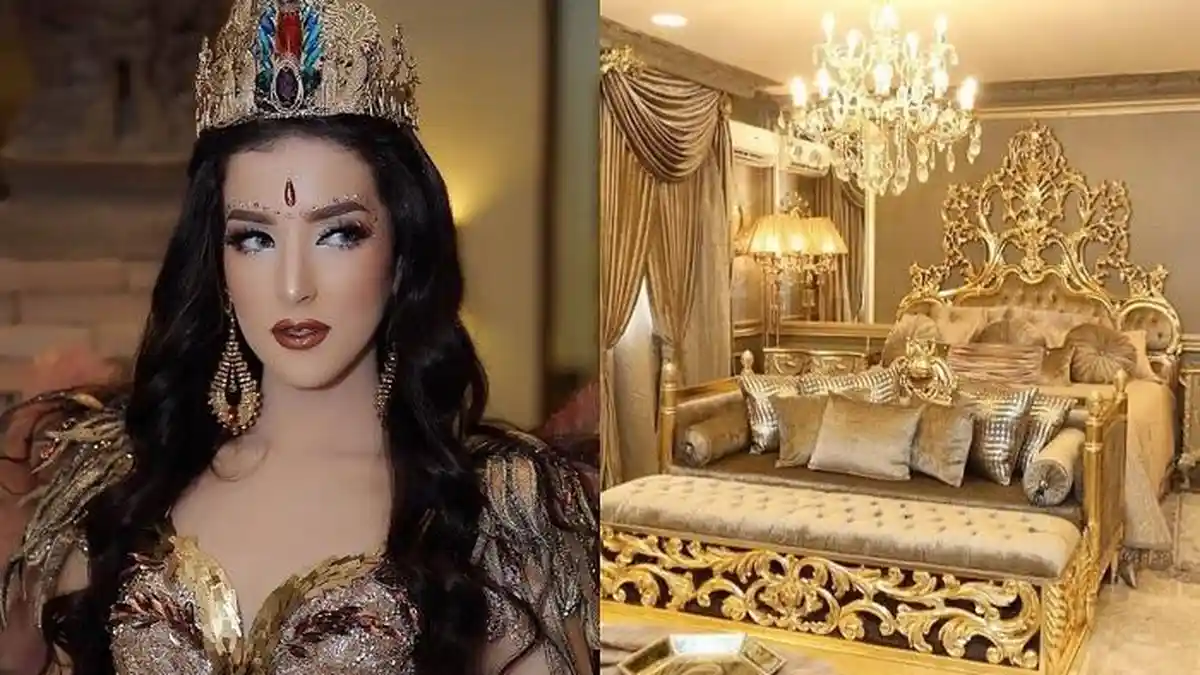 Intip Kamar YouTuber Tasya Farasya yang Bernuansa Emas Nan Glamour