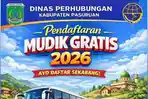 Link Mudik Gratis Dishub Kabupaten Pasuruan dan Polres Pasuruan, Kuota 240 Orang