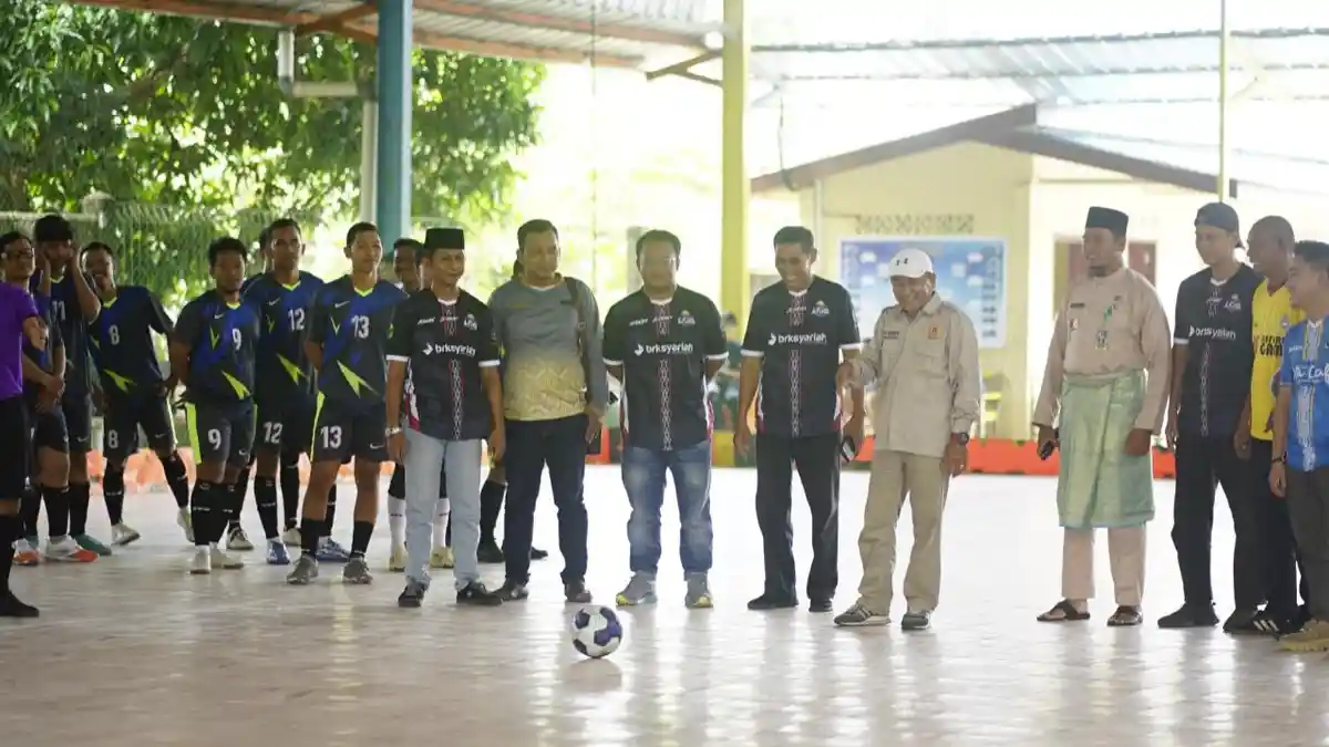 Sambut Hari Sumpah Pemuda 2024 di Lingga, 32 Tim Ikut Turnamen Futsal LMG Cup di Dabo