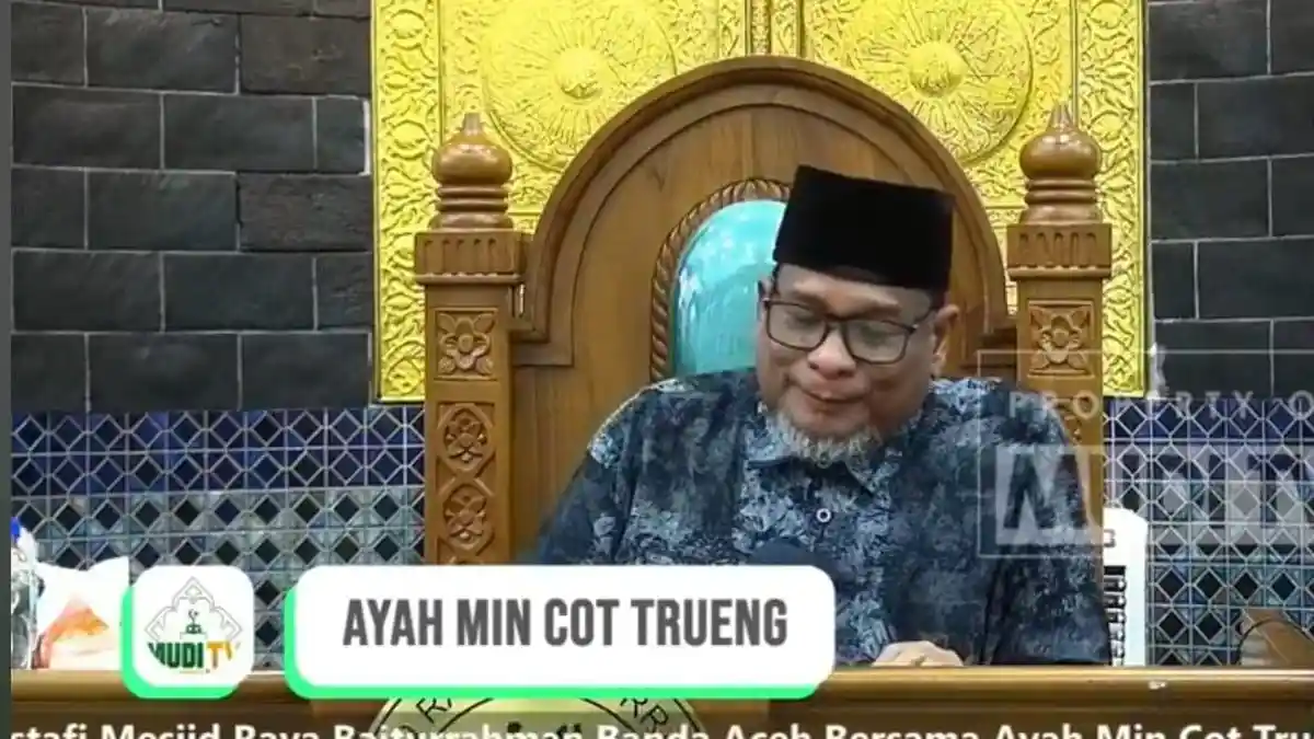 Di Masjid Raya, Ulama Kharismatik Aceh Minta Bank Konvensional Tidak Dikembalikan Lagi