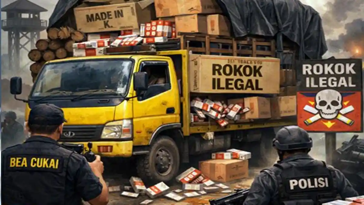 Truk Rokok Ilegal Tabrak Mobil Patroli Polisi, ILAJ Desak Menkeu Purbaya Evaluasi Bea Cukai Siantar - Tribun-medan.com
