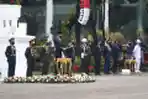 Presiden Jokowi Pimpin Upacara Peringatan HUT Ke-76 TNI di Istana Merdeka