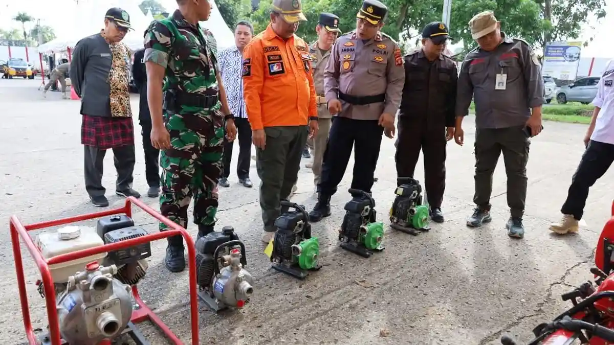 Sekda Kukar Sunggono Pimpin Apel Siaga Pencegahan Karhutla