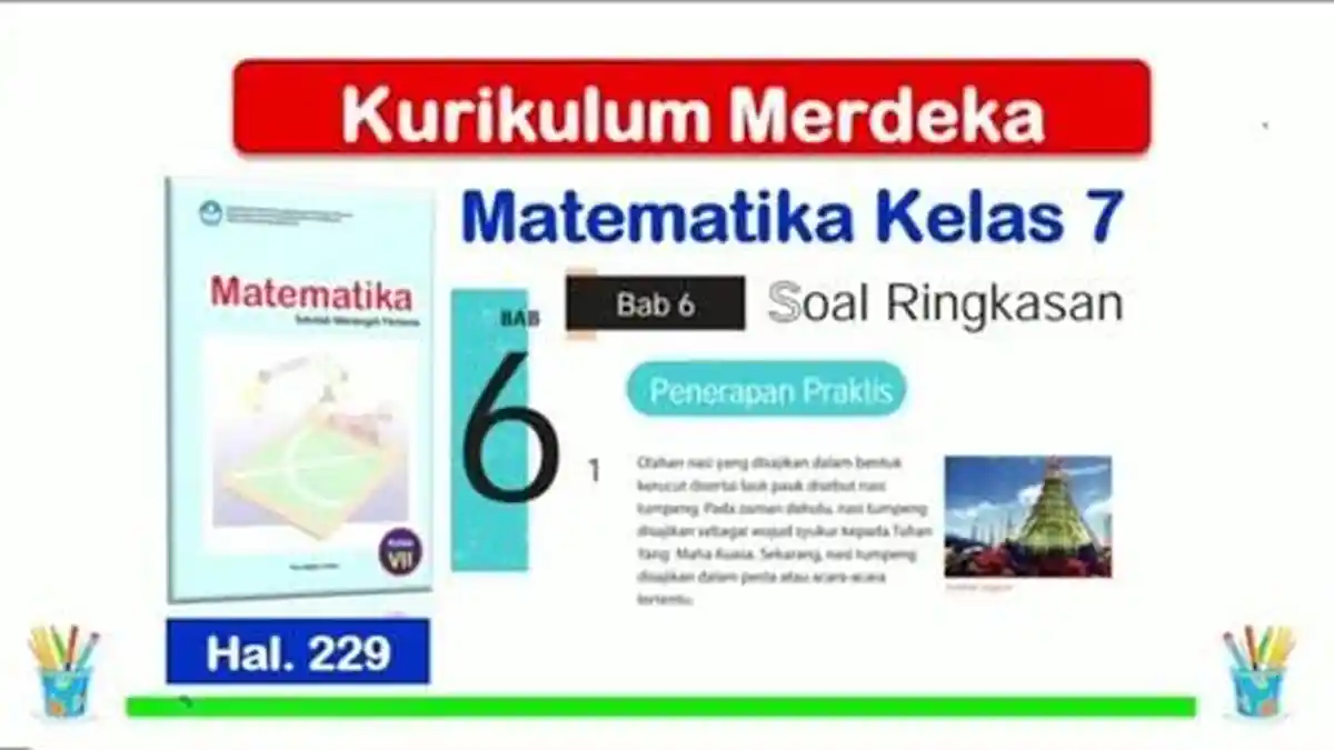 Kunci Jawaban Matematika Kelas 7 Halaman 229: Apa yang Dimaksud dengan Bangun Ruang?