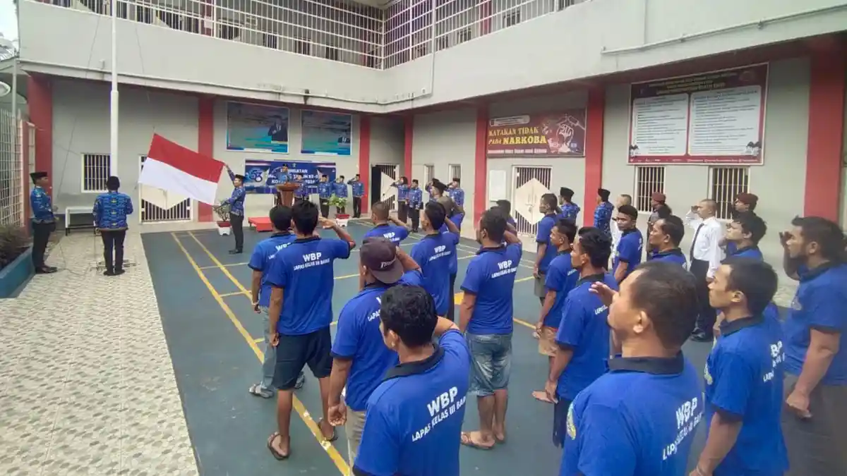 Lapas Barus Gelar Upacara Peringatan Hari KORPRI Ke-53, Teguhkan Komitmen ASN Untuk Indonesia