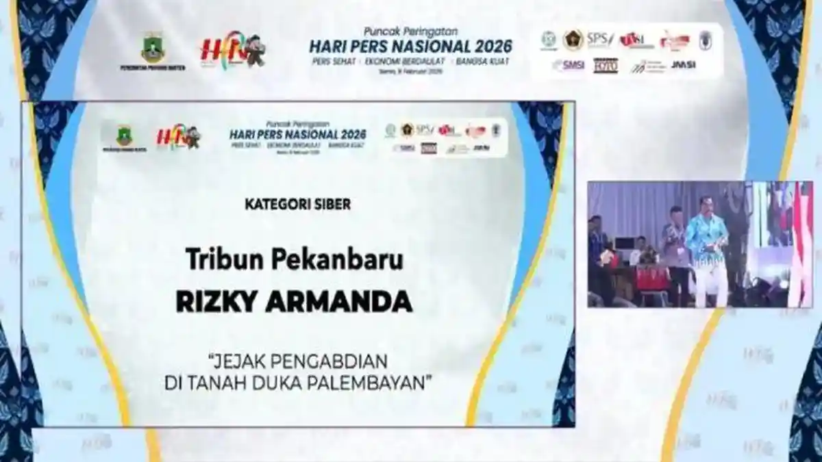 Sosok Rizky Armanda dari Tribun Pekanbaru Raih Anugerah Jurnalistik PWI ...